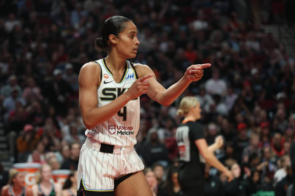  Chicago Sky guard Skylar Diggins (4) Jaime Valdez-Imagn Images