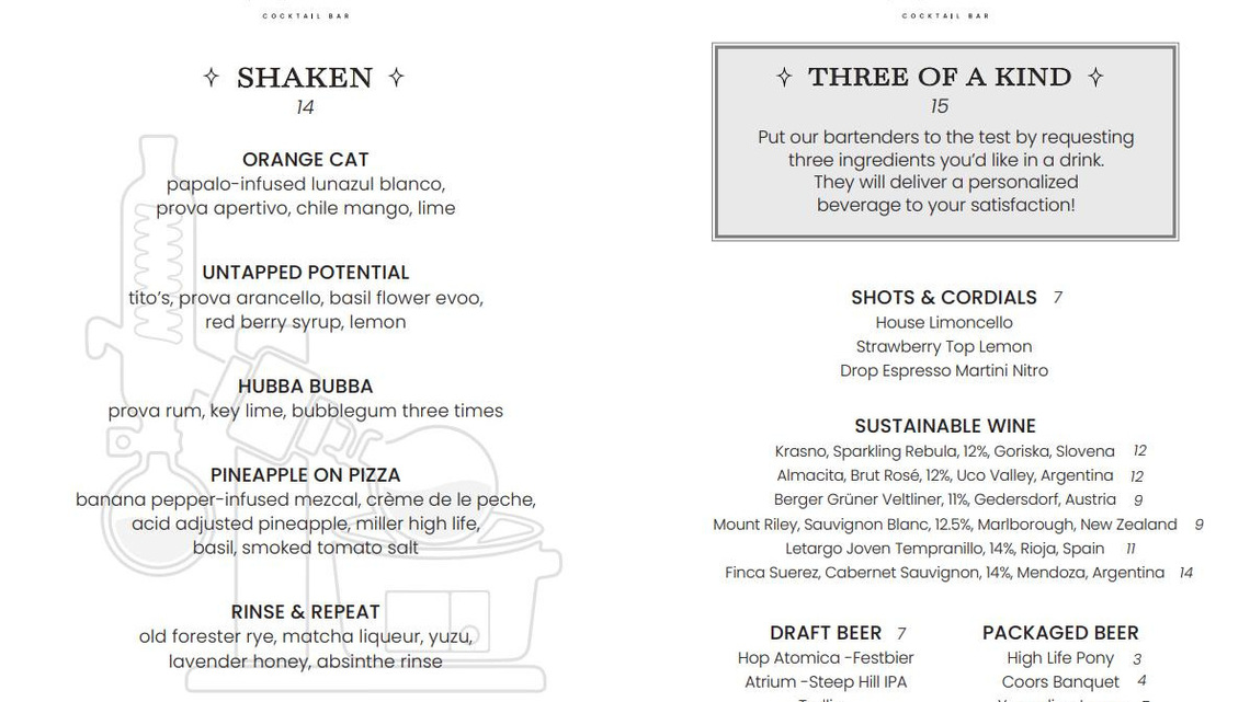Get a sneak peek of the Voilà menu before it opens in Louisville
