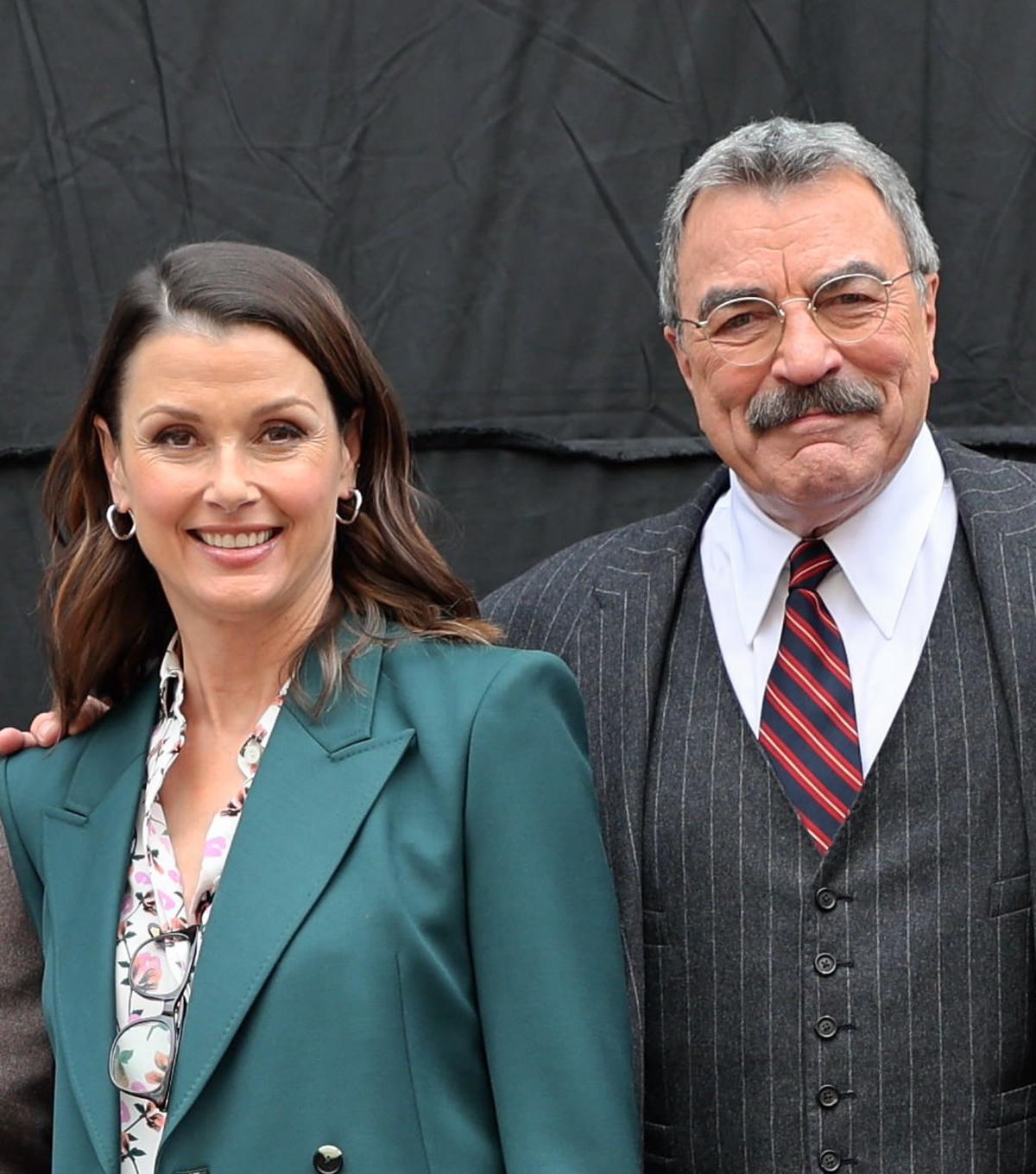 Bridget Moynahan, Tom Selleck and Donnie Wahlberg, 2024Jose Perez/Bauer-Griffin/Getty Images