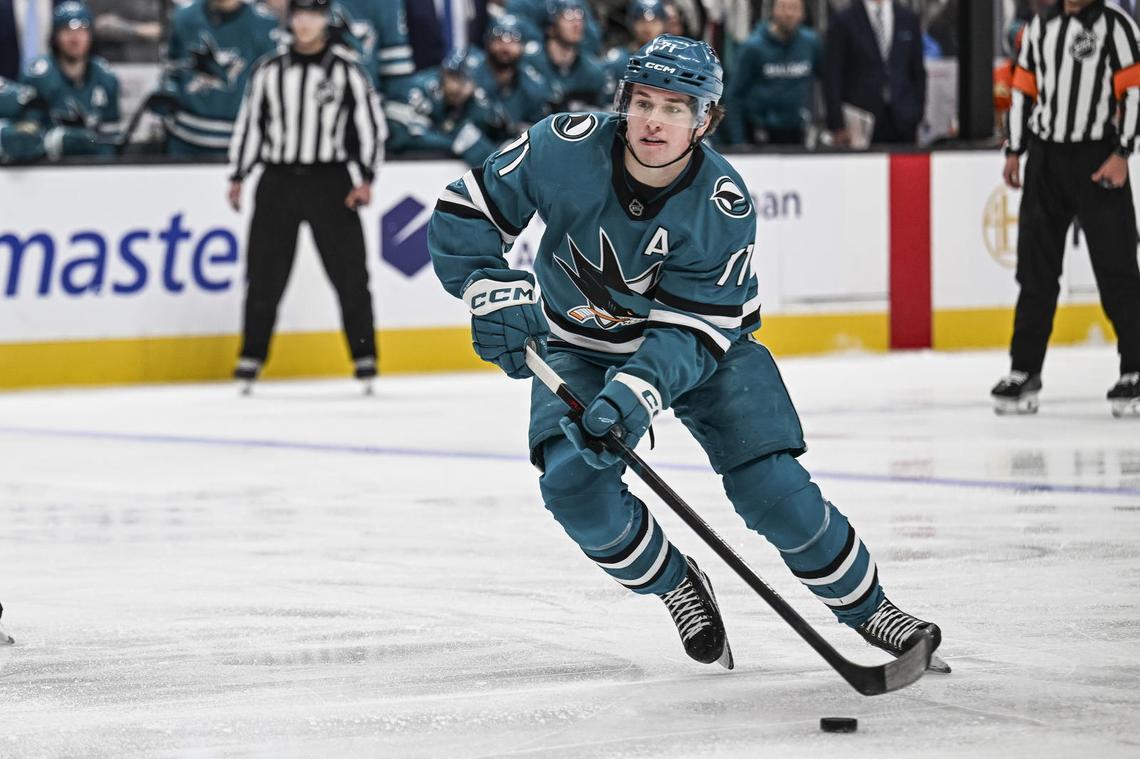  Macklin Celebrini Rewriting Sharks' History Books at Just 19 Years Old 