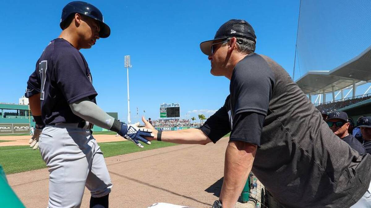  Anthony Volpe's slump is limiting the potential of Yankees manager Aaron Boone's lineup, making it clear that a change is needed. | Nathan Ray Seebeck-Imagn Images 