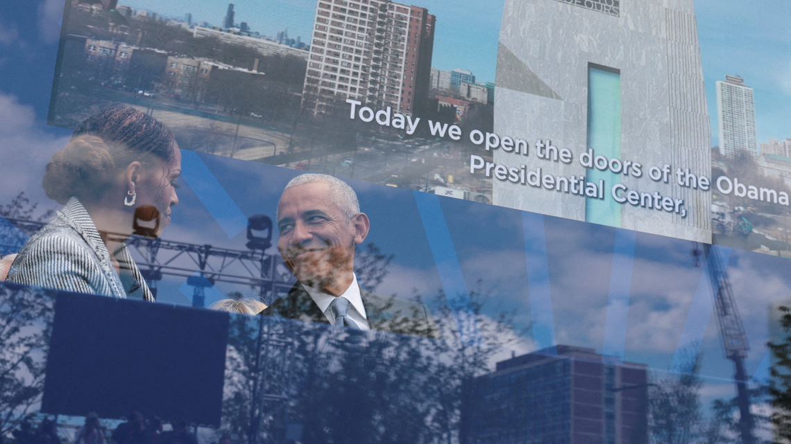 Obama Presidential Center, designed as hub of civic life, celebrated in Chicago 
