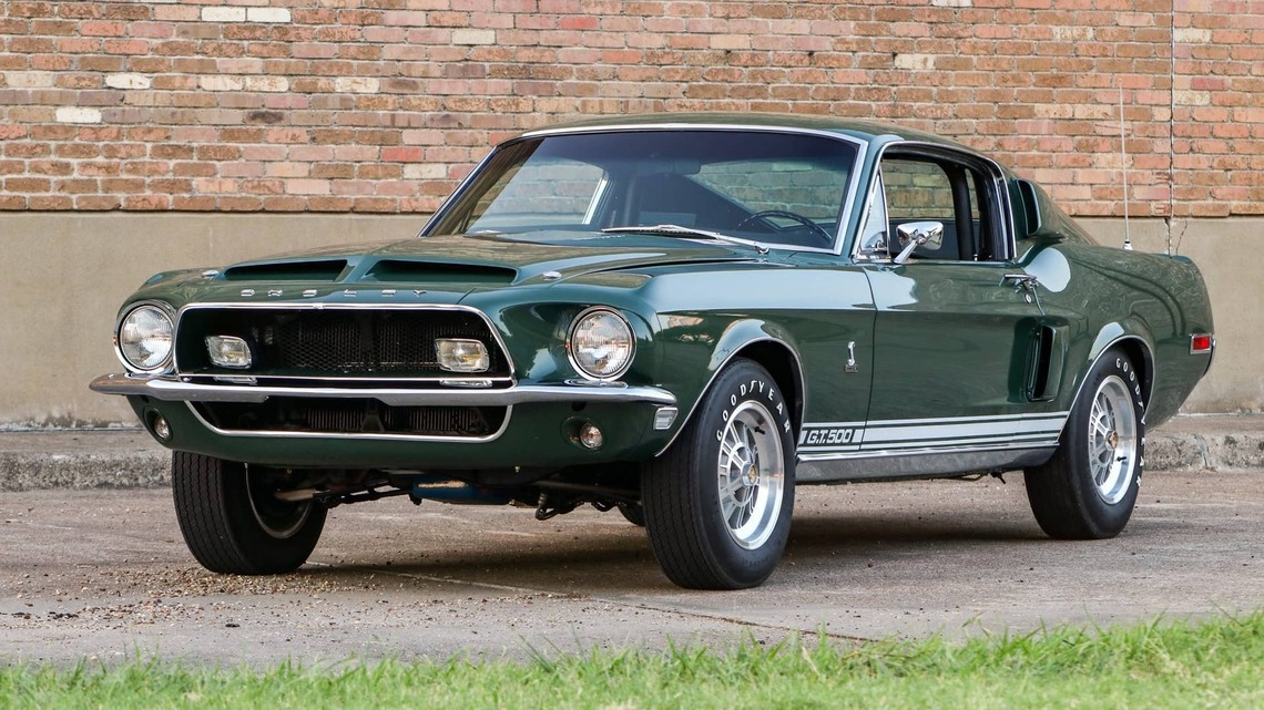 1968 Shelby Mustang GT500 Fastback for Sale With 68,000 Miles Shown 