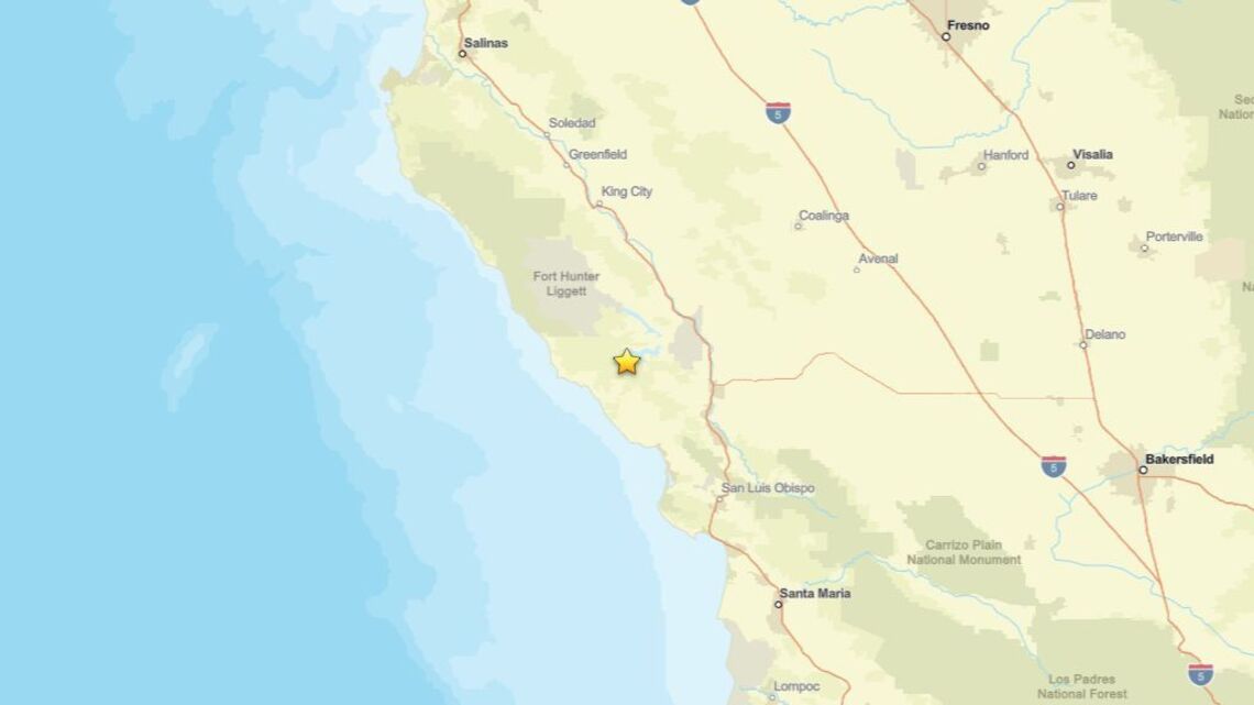 Earthquake measuring 2.3 struck area close to Lake Nacimiento, CA on Sept. 21 