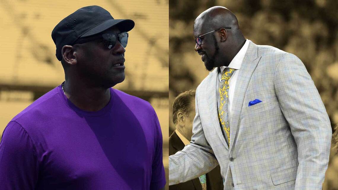"I was going up, but he (Jordan) grabbed my shorts" – Shaquille O'Neal recounts how Michael Jordan exposed him in front of a live crowd 