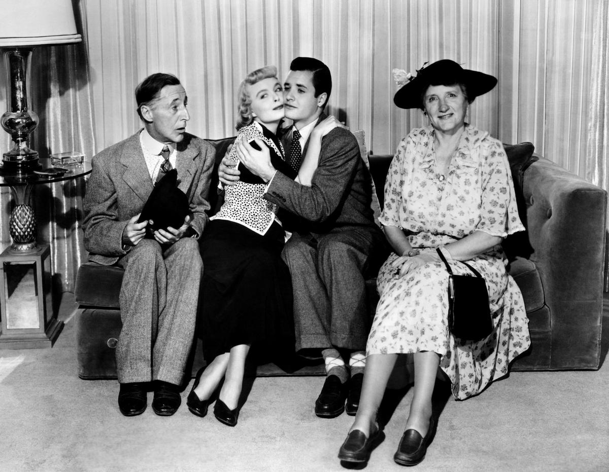 MA AND PA KETTLE, (aka THE FURTHER ADVENTURES OF MA AND PA KETTLE), Percy Kilbride, Meg Randall, Richard Long, Marjorie Main, 1949Courtesy the Everett Collection
