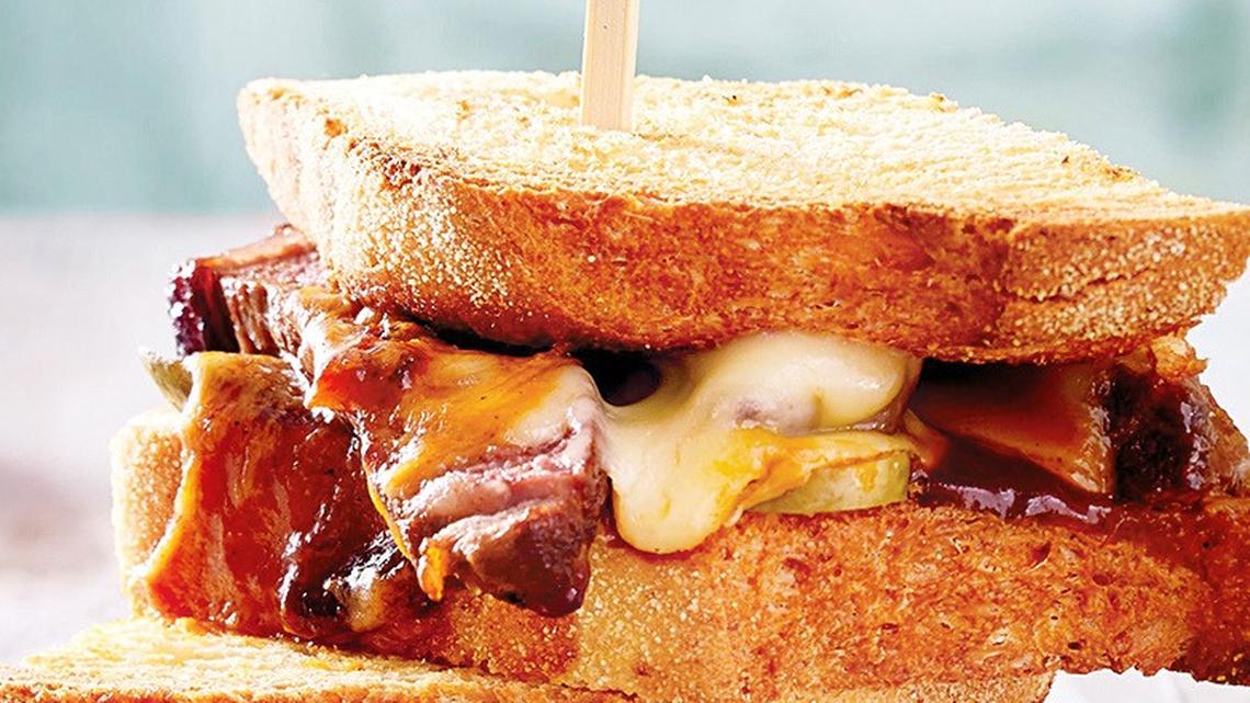 Hearty BBQ Steak Sandwiches Recipe is Quick-Fix Dinner Delight