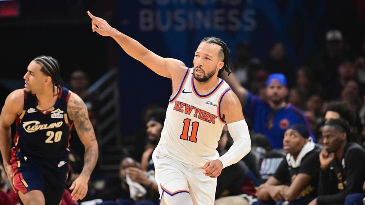  The Knicks dismantled the Cavaliers in another playoff sweep in the Eastern Conference finals. | Ken Blaze-Imagn Images 
