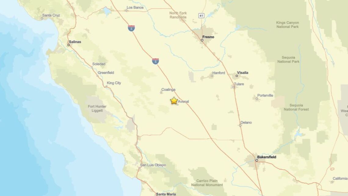 Earthquake rattles area near Avenal, CA: 2.5 magnitude reported on Aug. 18 