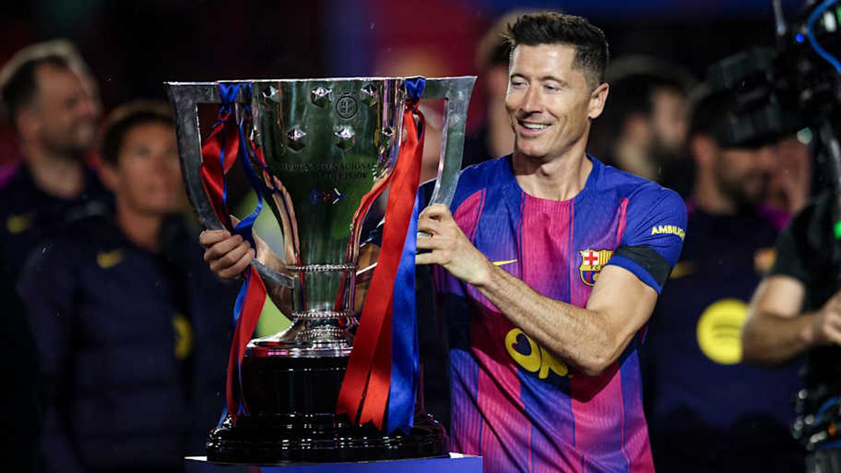  Robert Lewandowski has won numerous league titles. | Gongora/NurPhoto/Getty Images 