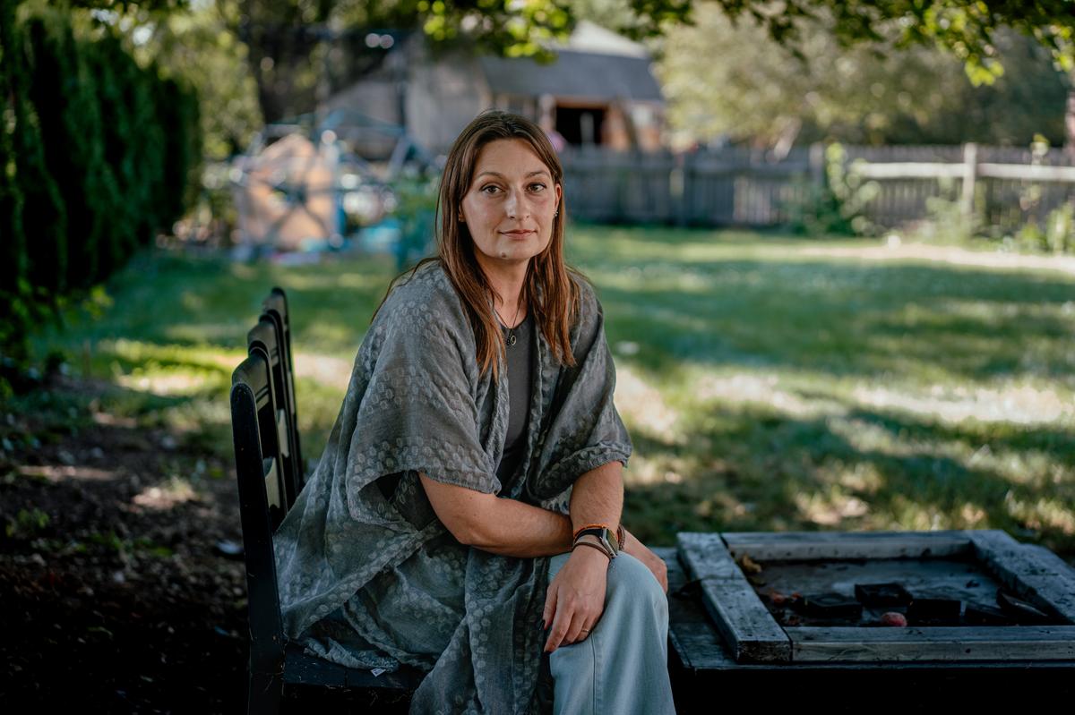 Delilah LeGrett at her home in Will County, Illinois, outside Chicago, on Sept. 15, 2025. After moving once to try and escape the traffic from one of the area's many warehouses, her new house is along the edge of a proposed logistics complex in Will County that, if completed, would be five times the size of Chicago Midway International Airport. (Jamie Kelter Davis/The New York Times)....