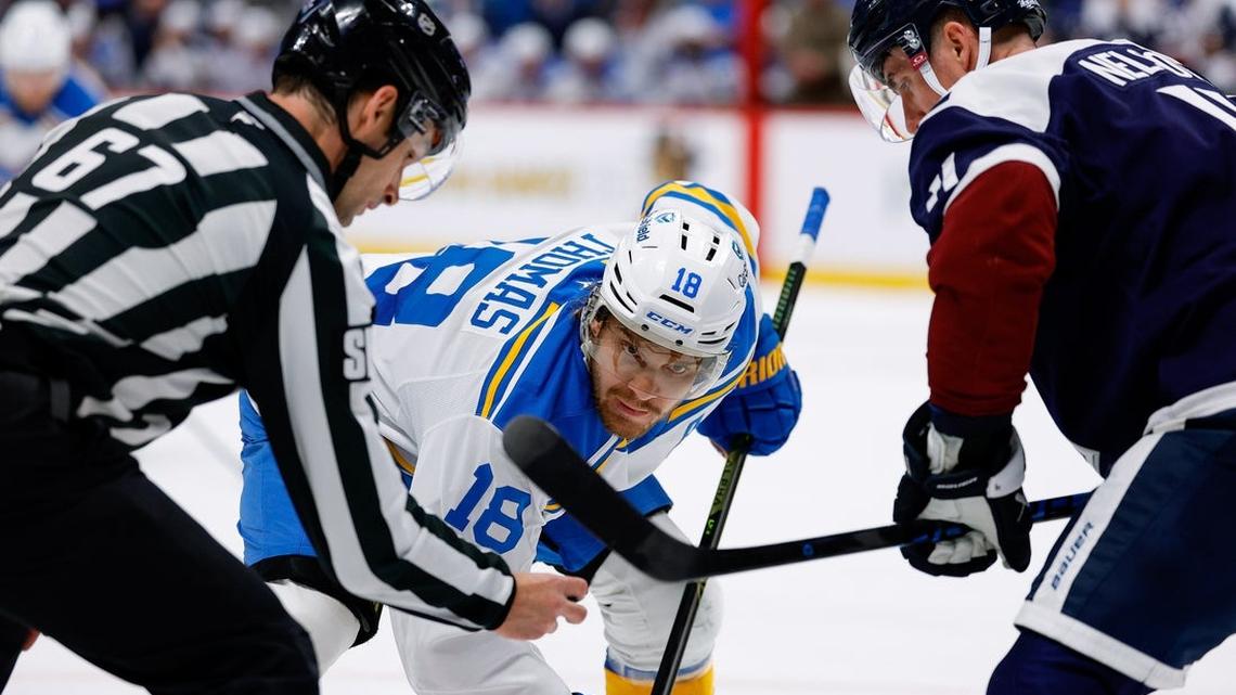 Blues shoot for critical two-game sweep of NHL-best Avalanche 