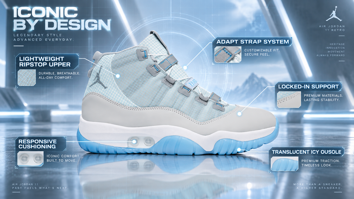 Air Jordan 11 Adapt 'Legend Blue': Self-Lacing Tech & Where to Buy