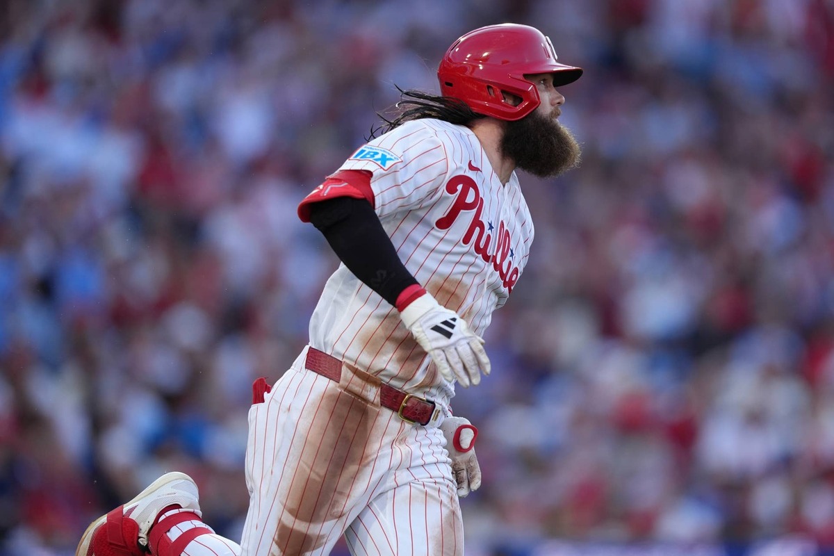  Philadelphia Phillies left fielder Brandon Marsh (16) Kyle Ross-Imagn Images