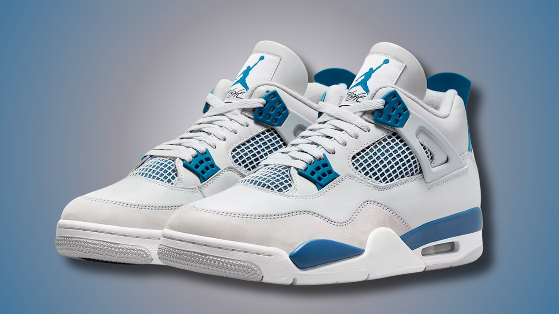 Air Jordan 4 Military Blue Nike