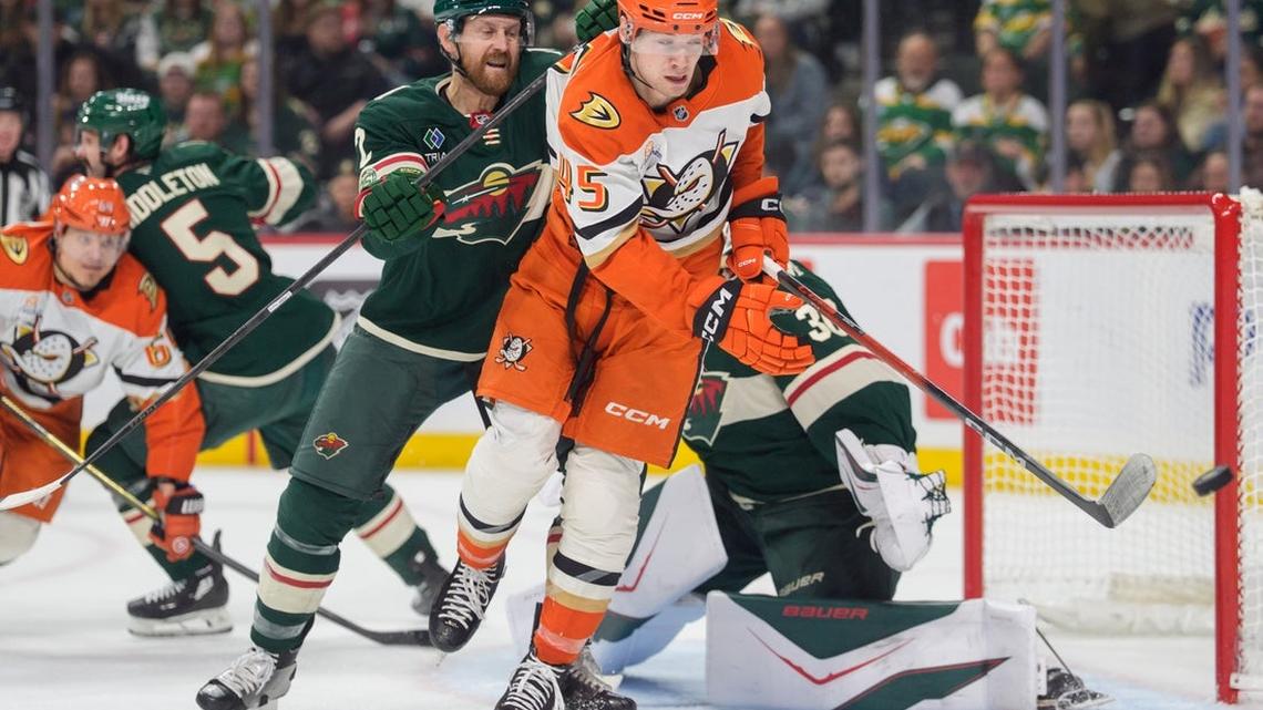 Hunter Haight's first NHL goal sparks Wild in win over Ducks 