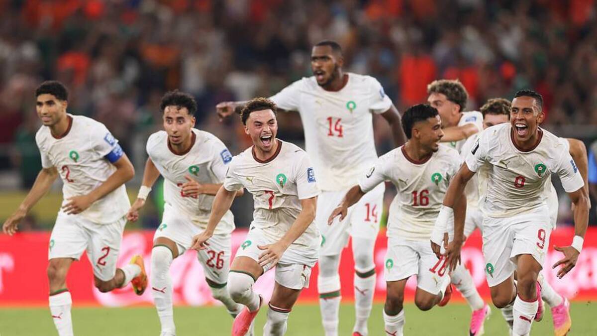  Morocco knocked out the Netherlands in an instant epic. | Carl Recine/Getty Images 