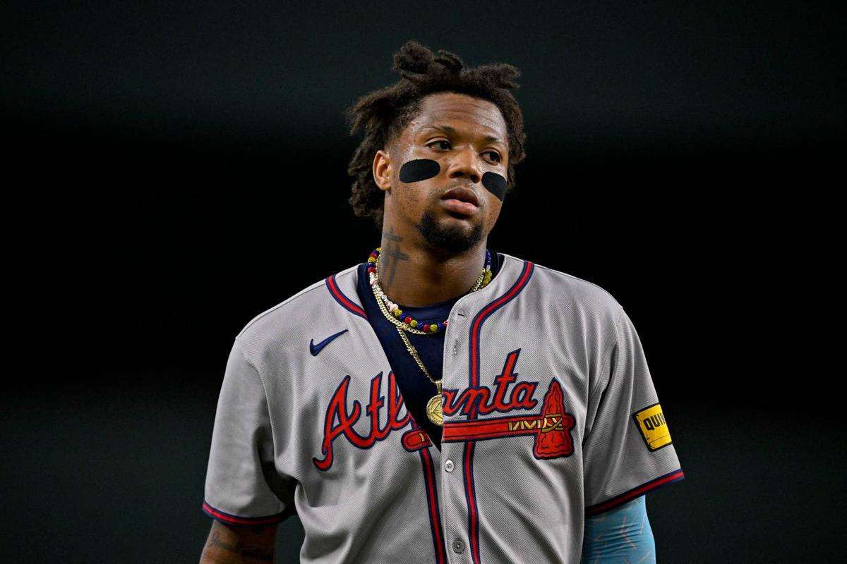  Atlanta Braves right fielder Ronald Acuna Jr. (13) © Jerome Miron-Imagn Images