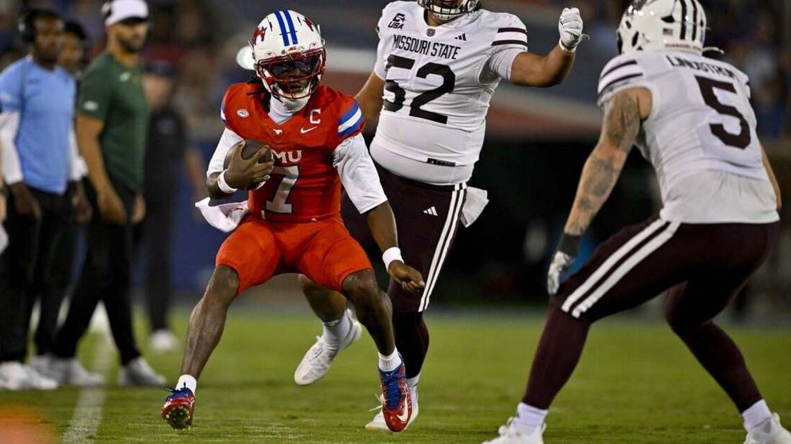 Kevin Jennings' milestone effort carries No. 22 SMU past Missouri State 