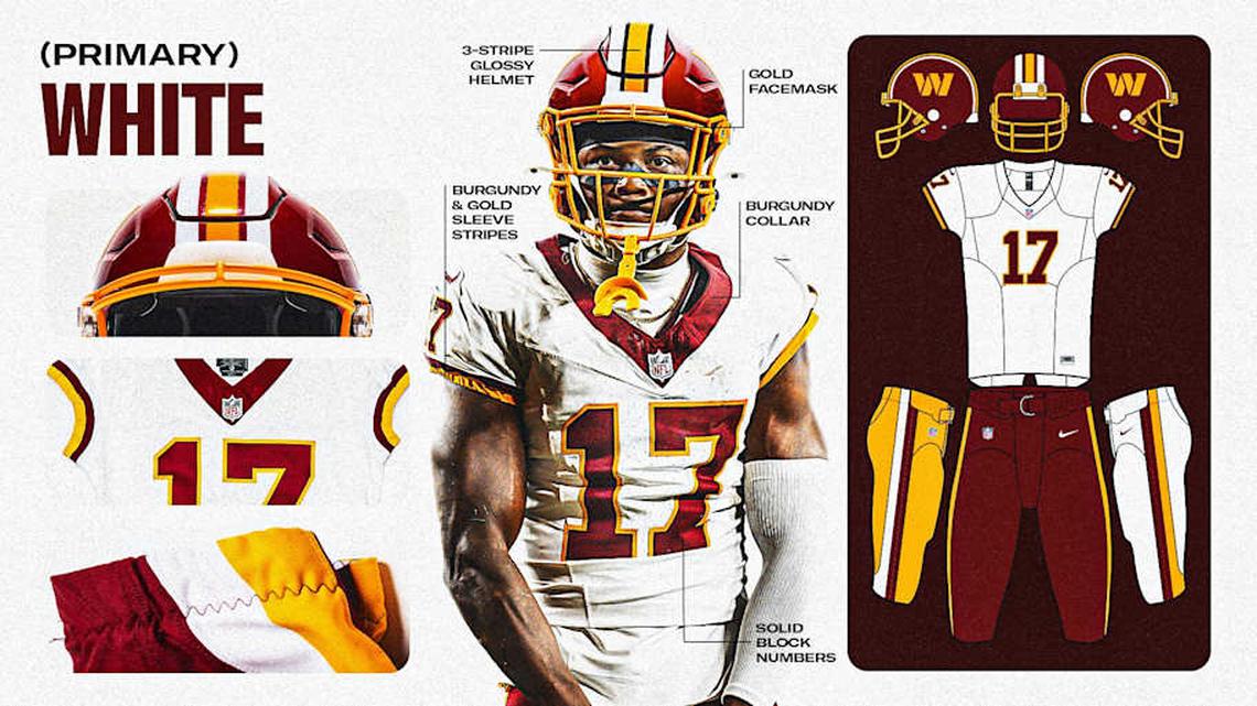  The Commanders' new primary away uniforms. | Photo via commanders.com 