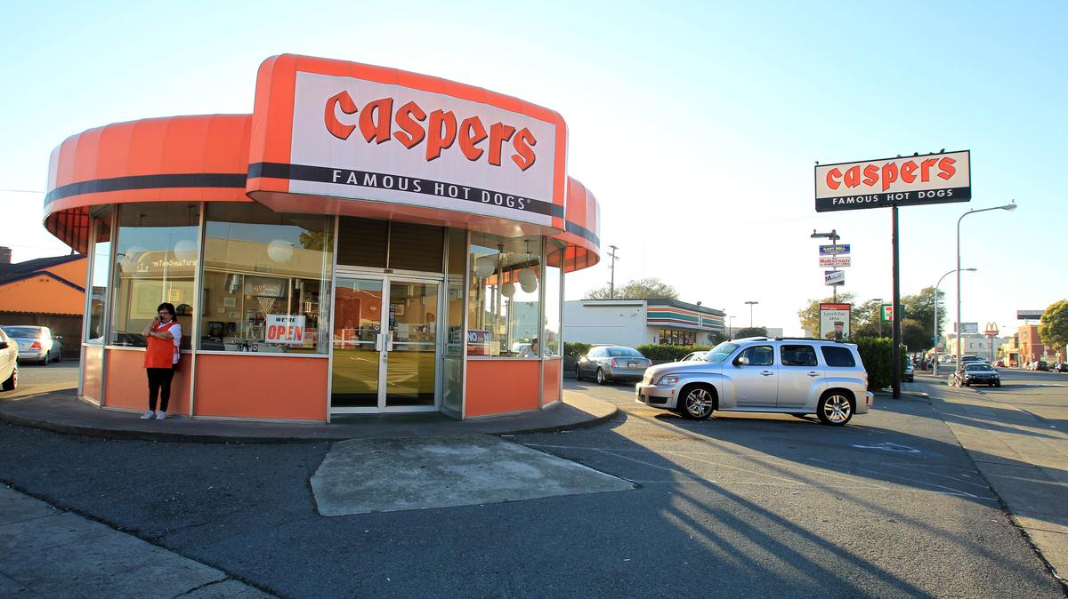 Casper's Hot Dogs on Macdonald Avenue in Richmond is pictured on Nov. 6, 2012. The longtime hot dog hub is expected to close. (Ray Chavez/Bay Area News Group)