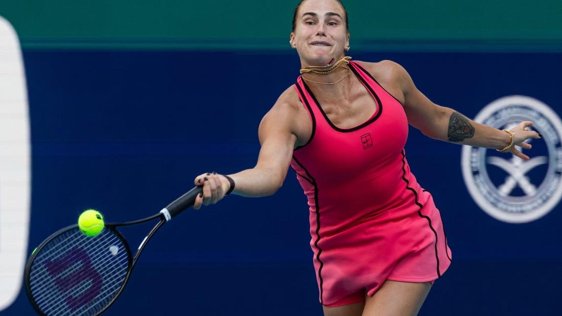 Aryna Sabalenka improves to 25-1; advances to 4th round in Madrid  