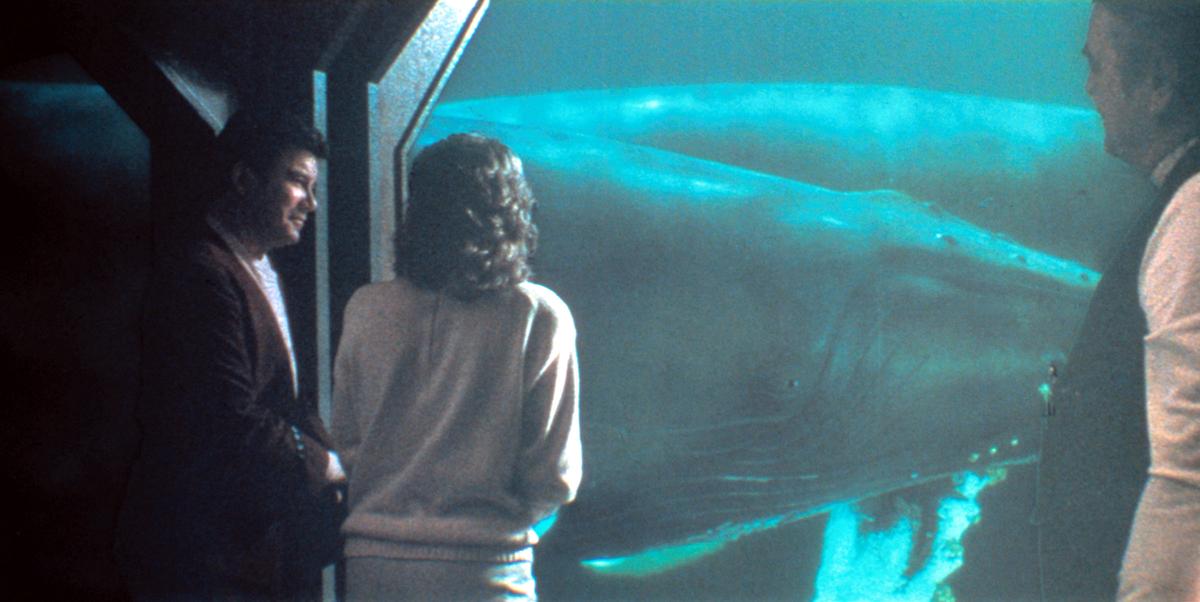 STAR TREK IV: THE VOYAGE HOME, William Shatner, Catherine Hicks, James Doohan, 1986.Courtesy the Everett Collection
