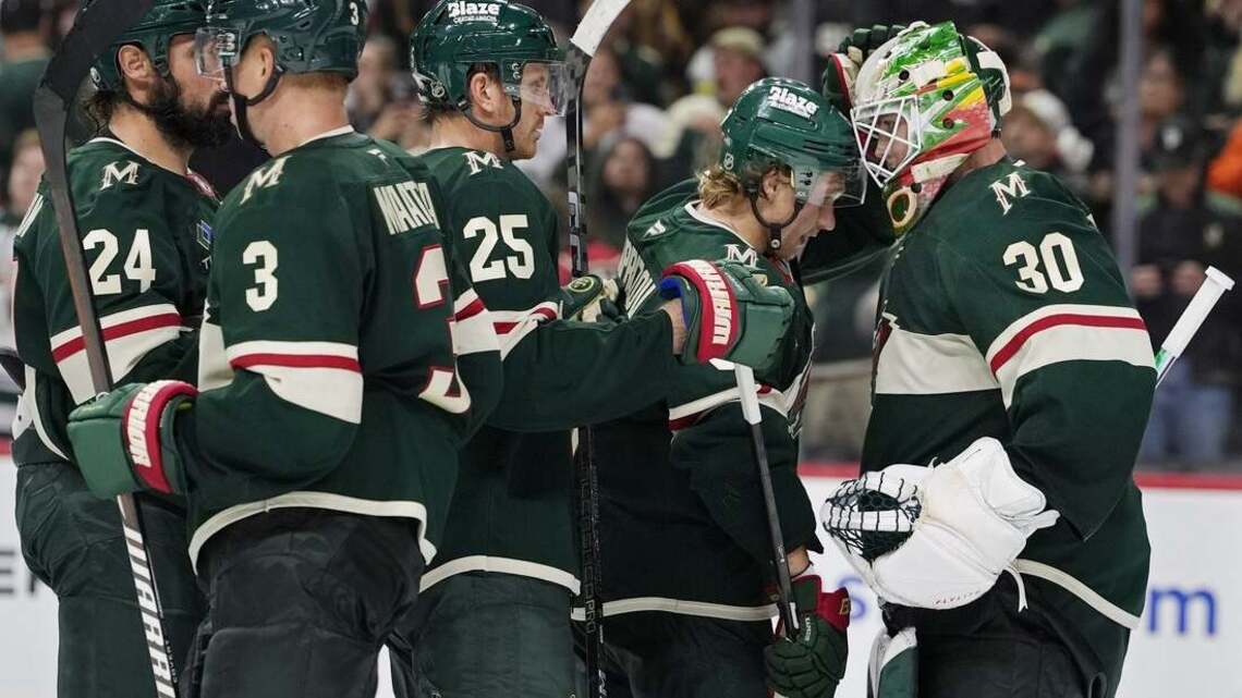 NHL roundup: Wild score 3 in 1st period to halt Knights' win streak