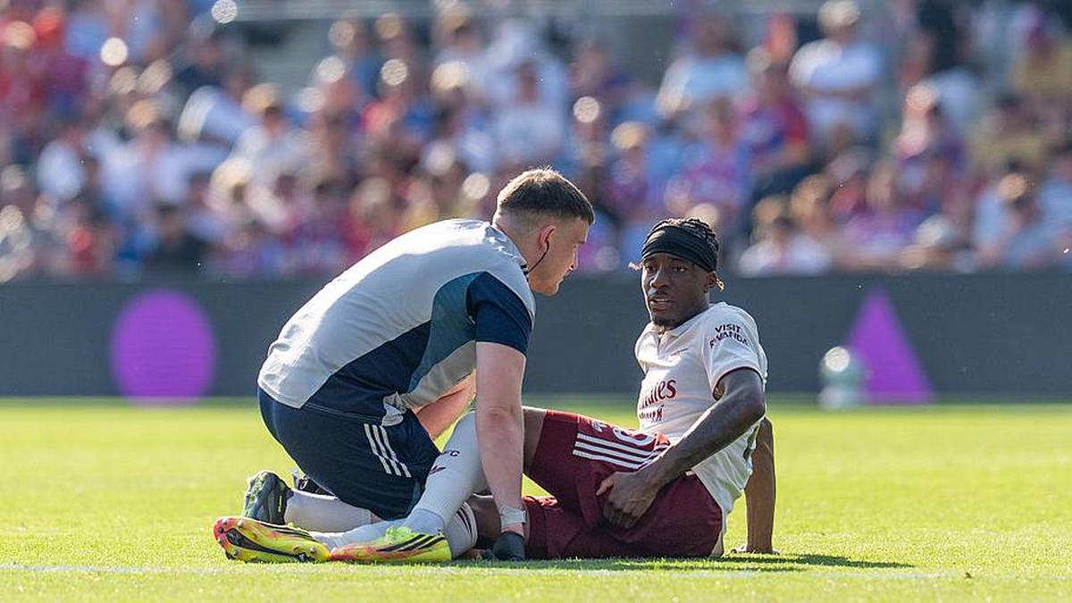  Madueke was substituted late on at Selhurst Park. | MB Media/Getty Images 