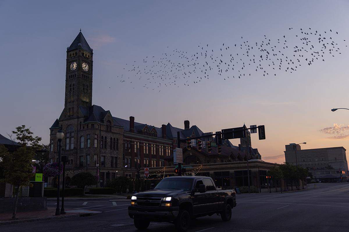 The Heritage Center, a historic landmark in downtown Springfield, Ohio, is seen on Aug. 27. The father of an 11-year-old boy killed when an immigrant’s minivan crashed into a school bus has publicly lashed out at former President Donald Trump and his running mate JD Vance, calling them “morally bankrupt” politicians spreading hate at the expense of his son.