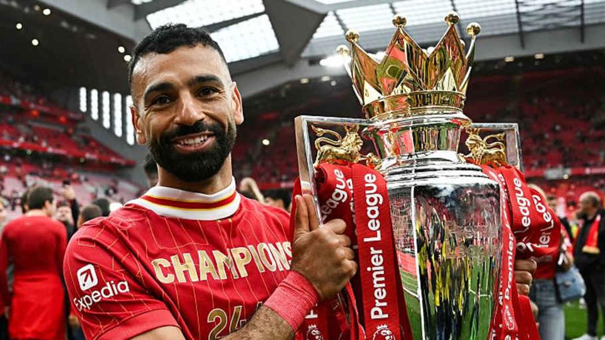  Salah is an all-time Liverpool great. | Paul Ellis/AFP/Getty Images 