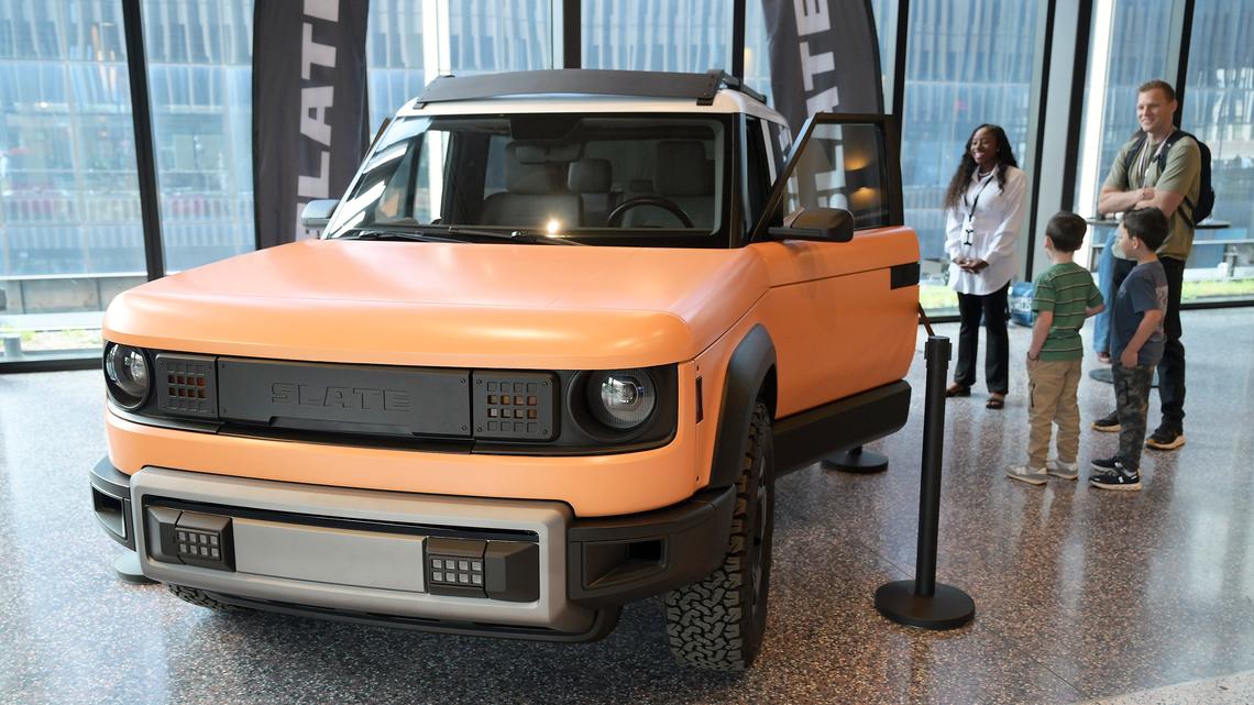 Bezos-backed EV truck startup Slate auto raises $650 million