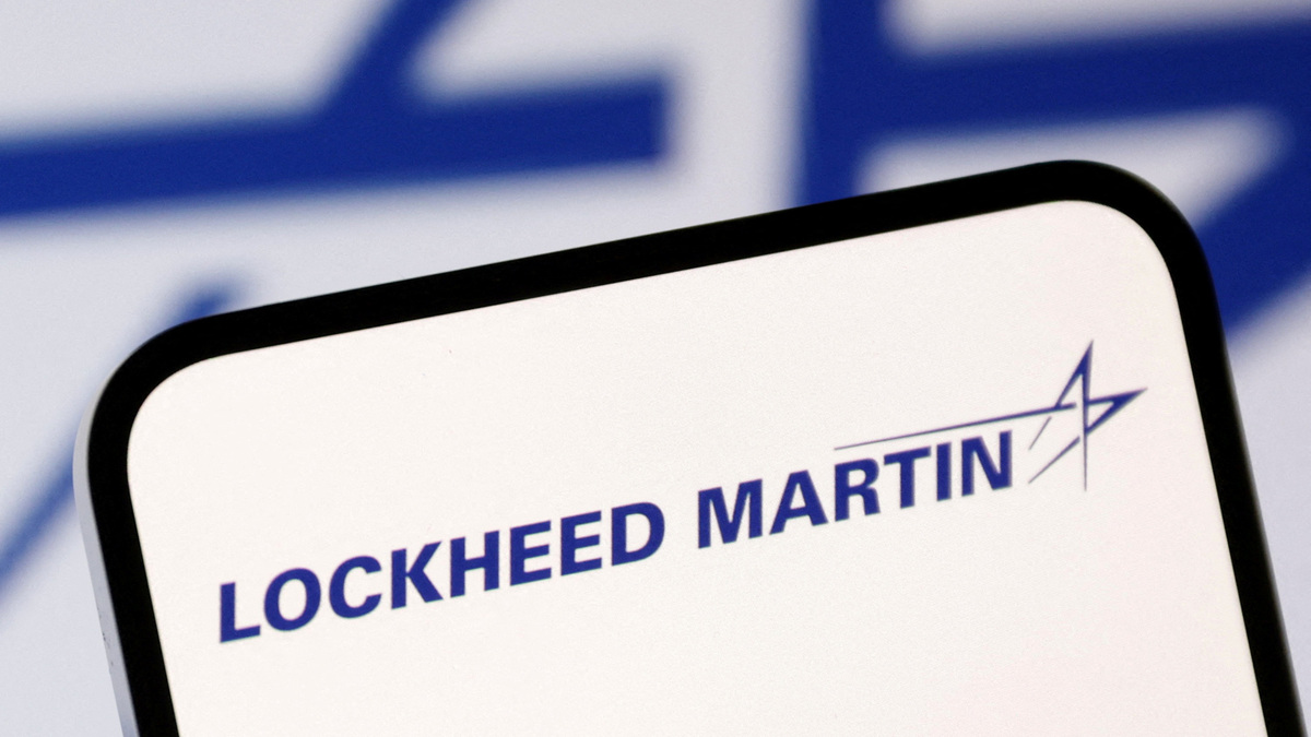 FILE PHOTO: Lockheed Martin logo is seen in this illustration taken July 26, 2025. REUTERS/Dado Ruvic/Illustration/File Photo