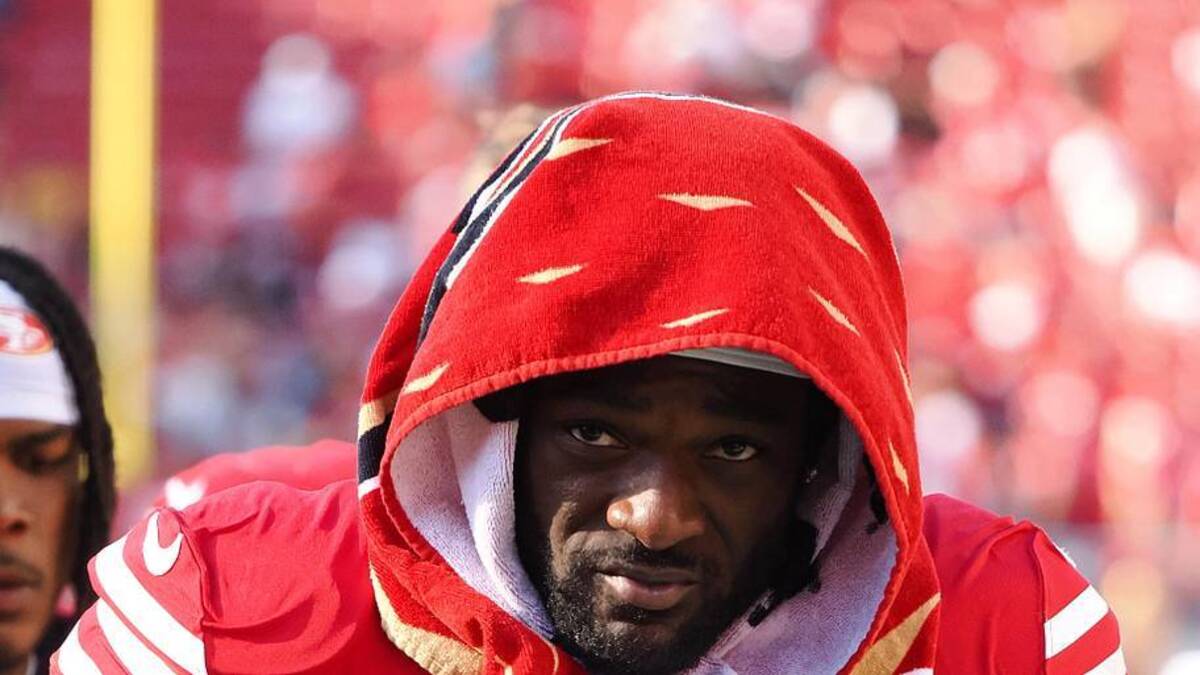 Oct 6, 2024; Santa Clara, California, USA; San Francisco 49ers wide receiver Brandon Aiyuk (11) after the game against the Arizona Cardinals at Levi's Stadium. Mandatory Credit: Kelley L Cox-Imagn Images | Kelley L Cox-Imagn Images 