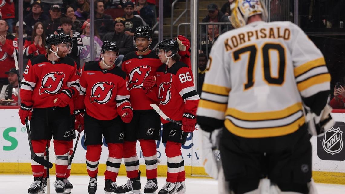 Paul Cotter, Devils edge Bruins in OT 