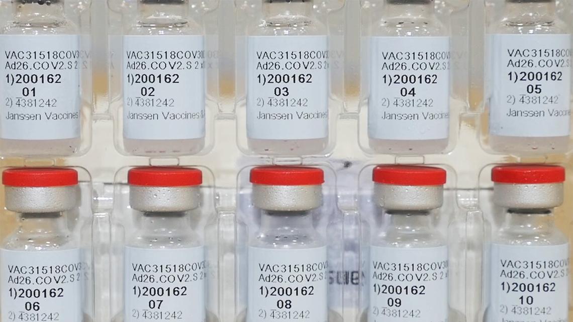 This Dec. 2, 2020, file photo provided by Johnson & Johnson shows vials of the COVID-19 vaccine in the United States. The U.S. is getting a third vaccine to prevent COVID-19, as the Food and Drug Administration on Saturday, Feb. 27, 2021 cleared a Johnson & Johnson shot that works with just one dose instead of two