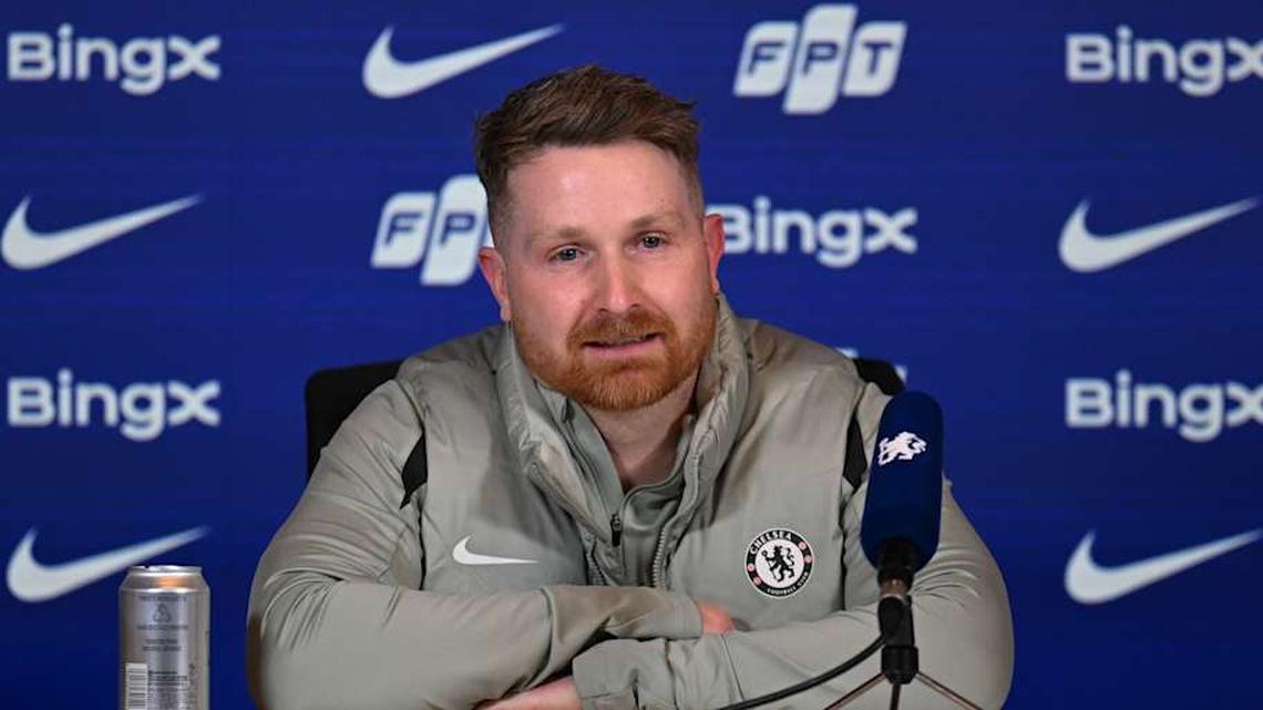  Calum McFarlane will take charge of Chelsea-again. | Darren Walsh/Chelsea FC/Getty Images 