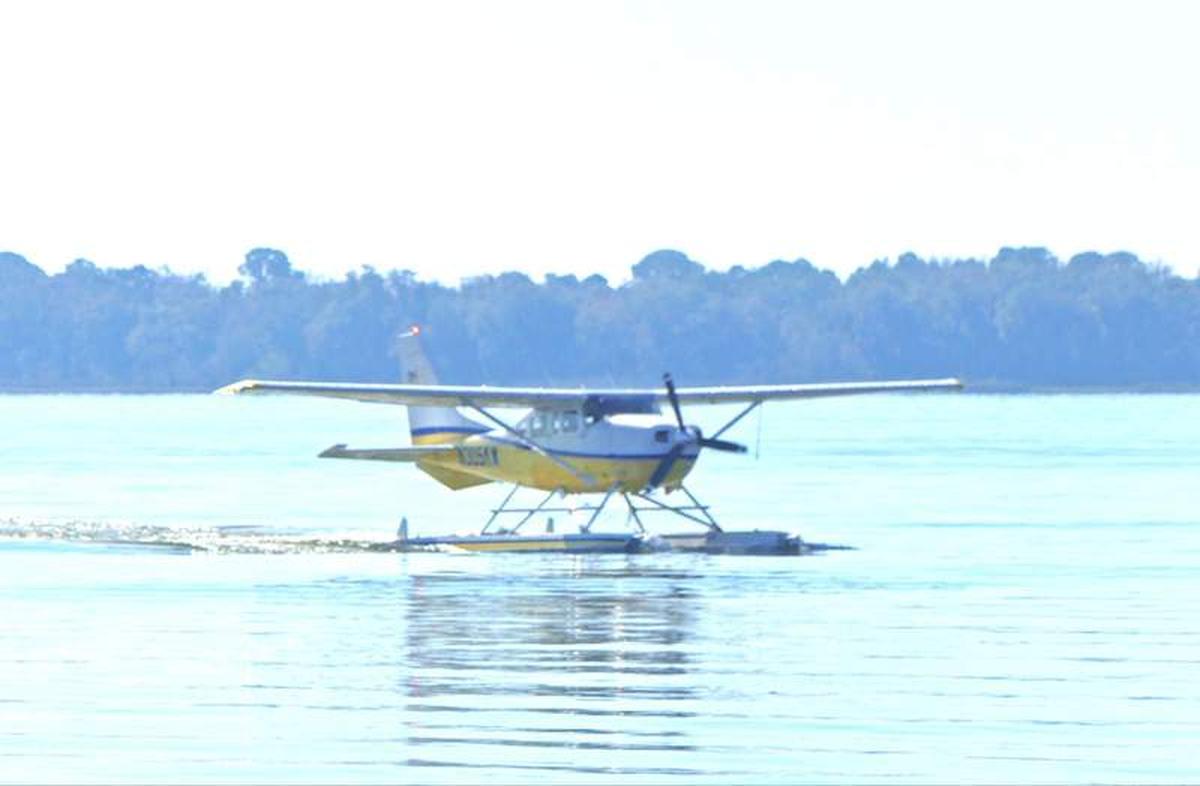  One of the seaplanes on Lake Dora. Photo credit: Kathleen Walls 