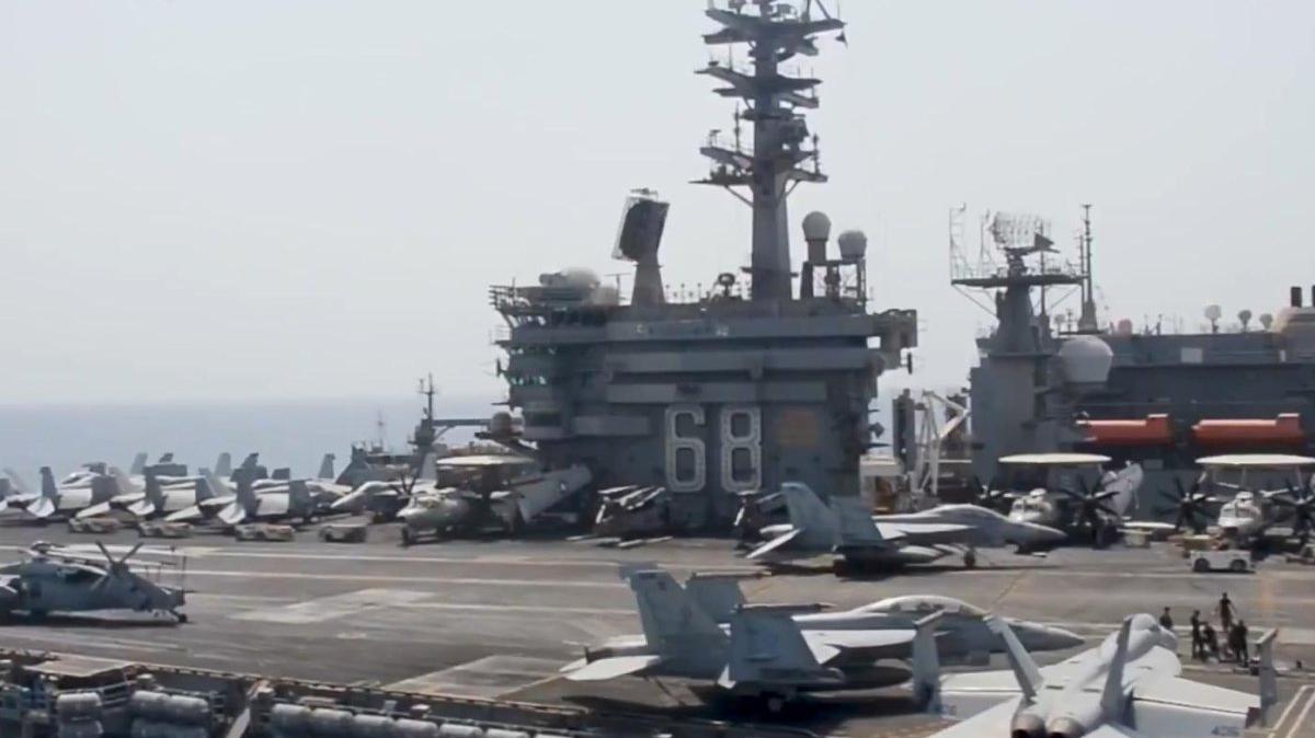 The USS Nimitz aircraft carrier and its strike roup have arrived in the Caribbean Sea amid escalating tensions and a pressure campaign driven by the Trump administration against Cuba. Photo by U.S. Southern Command