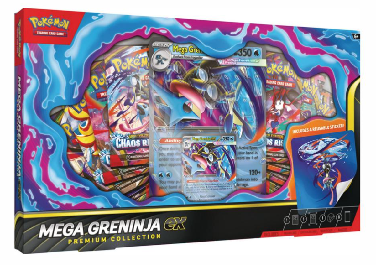  Mega Greninja ex remains the premier chase, anchored by exceptionally difficult pull odds. The Pokémon Company International