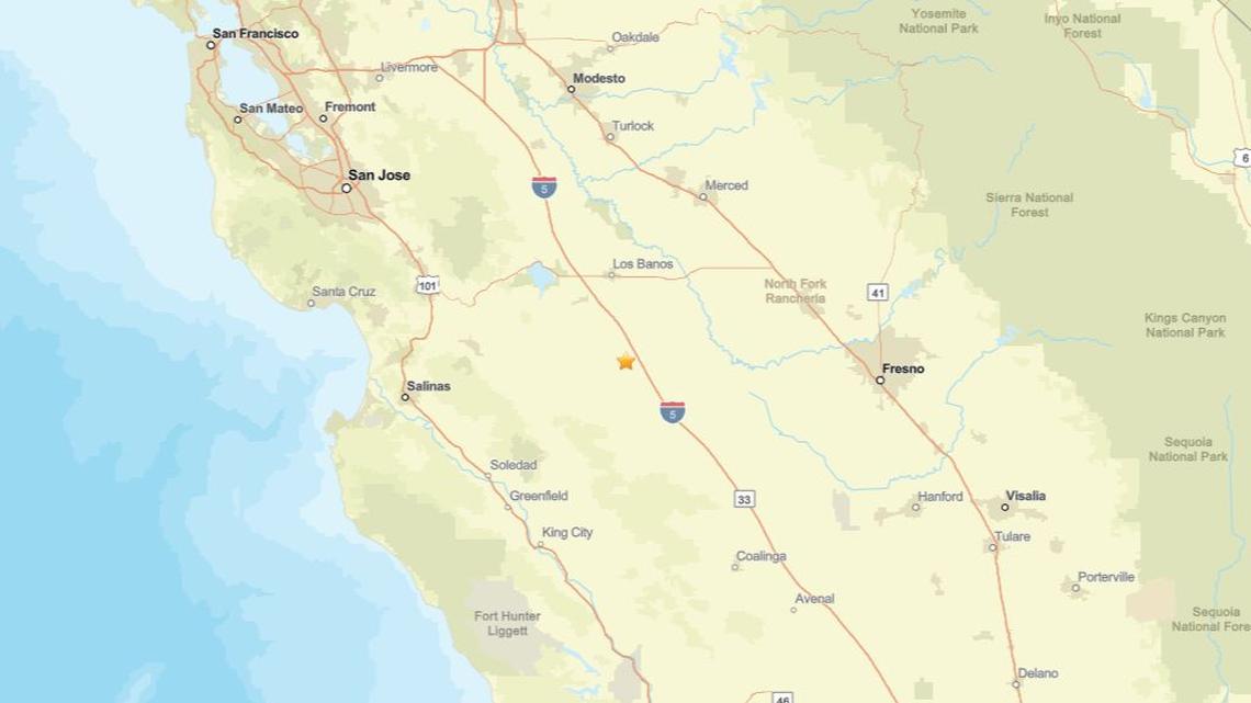 Seismic activity on March 16: Earthquake near South Dos Palos, CA reported - magnitude 2.1 