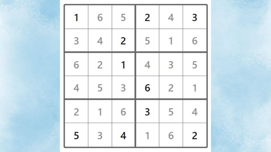 Today's Mini Sudoku #368 LinkedIn Answer (August 14, 2026) 
