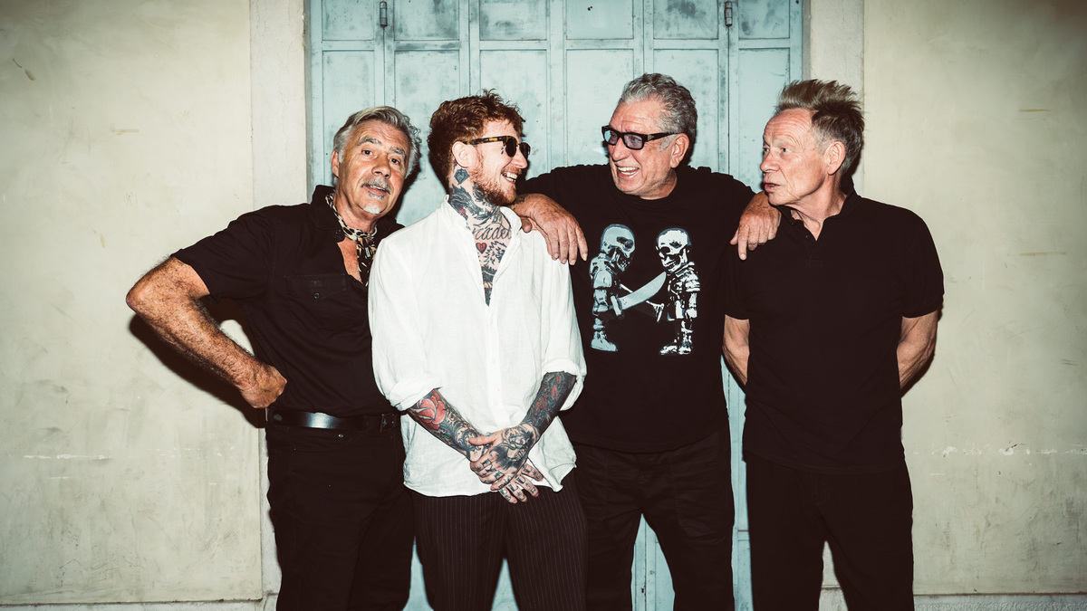 The Sex Pistols (from left) - Glen Matlock, Frank Carter, Steve Jones and Paul Cook are hitting the road in September 2026 for a North American tour.