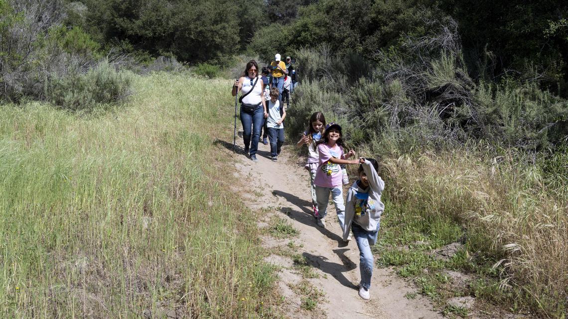 Students learn about the outdoors at The Nature Reserve at Rancho Mission Viejo in San Juan Capistrano, CA on Monday, March 30, 2026. (Photo by Paul Bersebach, Orange County Register/SCNG)