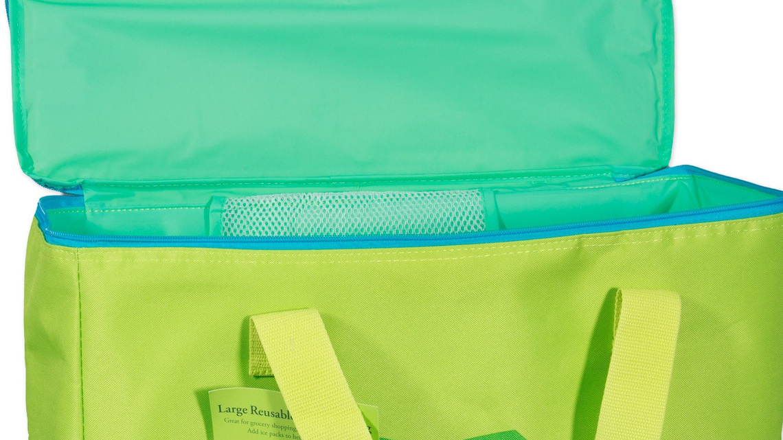 Trader Joe's launches 'lovely, electrifying' lime green insulated bag 