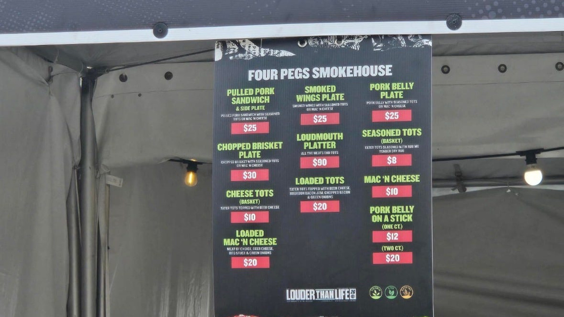 Food prices at Louder Than Life spark buzz on social media
