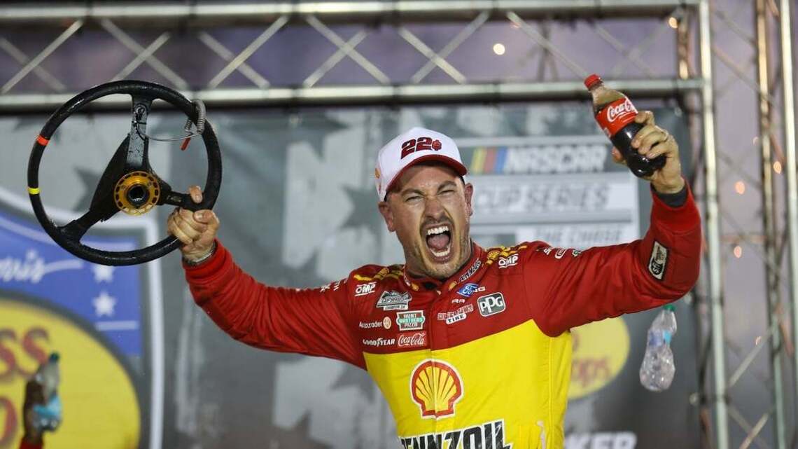 Logano surges to Bristol victory in wild finish; night race ends in fight on pit road