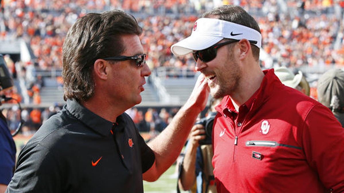 Mike Gundy, Lincoln Riley