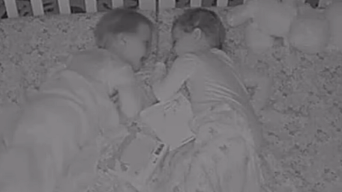 A Mom Put Her Twin Girls to Bed. What the Baby Monitor Captured Stunned Her 