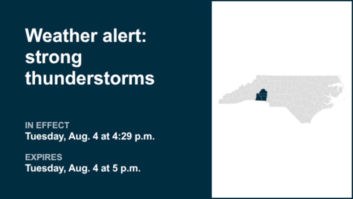 UPDATE: Pea-sized hail predicted with thunderstorms to hit Gaston and Mecklenburg counties Tuesday 
